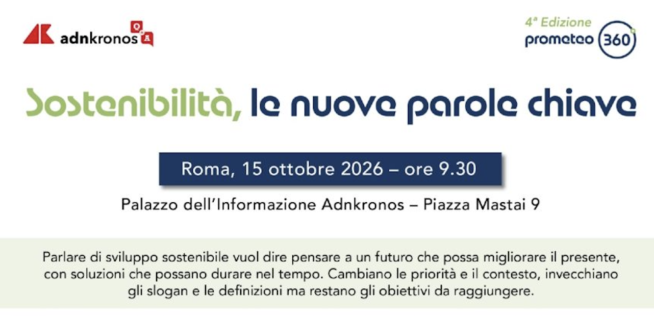Sostenibilità, le nuove parole chiave
